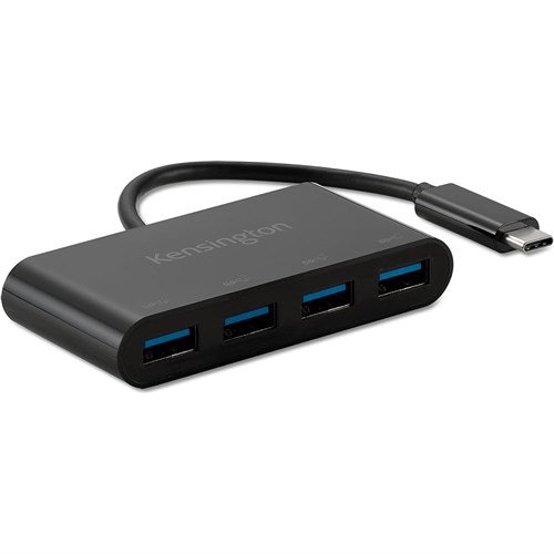 Kensington CH1200 USB-C 4 Port Hub Black
